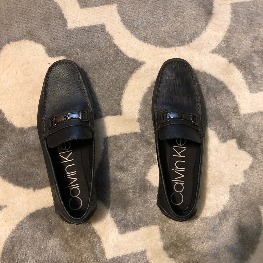 Calvin Klein black loafers